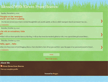 Tablet Screenshot of 11fromheaven.blogspot.com