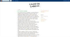 Desktop Screenshot of caldodecabezas.blogspot.com