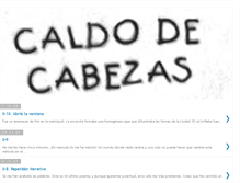 Tablet Screenshot of caldodecabezas.blogspot.com