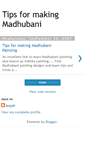 Mobile Screenshot of madhubanipainting.blogspot.com