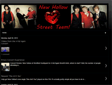 Tablet Screenshot of newhollow-streetteam.blogspot.com