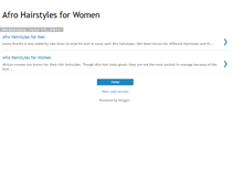 Tablet Screenshot of afrohairstylesforwomen.blogspot.com