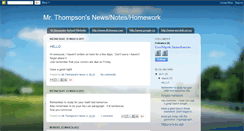 Desktop Screenshot of mrthompsongrade4.blogspot.com