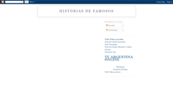 Desktop Screenshot of historiasdefamosos.blogspot.com