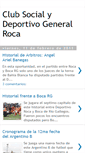 Mobile Screenshot of deportivo-roca.blogspot.com
