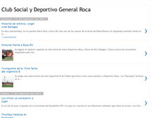 Tablet Screenshot of deportivo-roca.blogspot.com