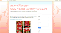 Desktop Screenshot of amoreflowersbykatie.blogspot.com