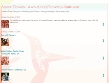 Tablet Screenshot of amoreflowersbykatie.blogspot.com