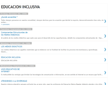 Tablet Screenshot of educacioninclusiva.blogspot.com