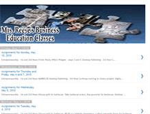 Tablet Screenshot of mrsreesesbusinesseducationclass.blogspot.com