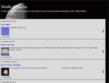 Tablet Screenshot of desdeelrincon2.blogspot.com