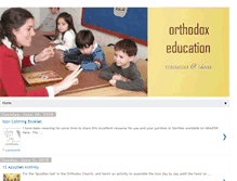 Tablet Screenshot of orthodoxeducation.blogspot.com