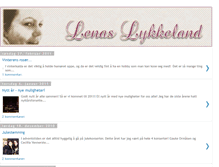 Tablet Screenshot of lenaslykkeland.blogspot.com