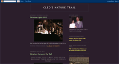 Desktop Screenshot of cleos-nature-trail.blogspot.com