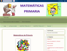 Tablet Screenshot of matematicasprimariapinosierra.blogspot.com