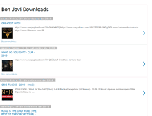 Tablet Screenshot of bonjovidownloads.blogspot.com