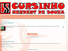 Tablet Screenshot of cursinhopopularherbertdesouza.blogspot.com