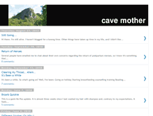 Tablet Screenshot of cavemother.blogspot.com