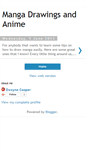Mobile Screenshot of mangadrawingsanime.blogspot.com
