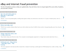 Tablet Screenshot of ebay-fraud.blogspot.com