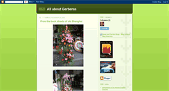 Desktop Screenshot of aboutgerberas.blogspot.com