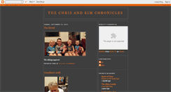 Desktop Screenshot of chrisandkimchronicles.blogspot.com
