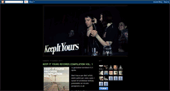 Desktop Screenshot of keepityours.blogspot.com