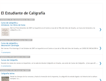 Tablet Screenshot of lacaligrafia.blogspot.com