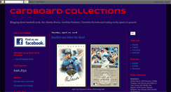 Desktop Screenshot of cardboardcollections.blogspot.com