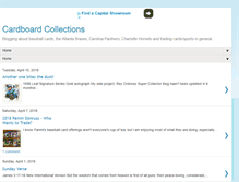 Tablet Screenshot of cardboardcollections.blogspot.com