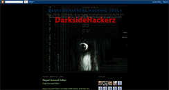 Desktop Screenshot of darksidehackerz.blogspot.com