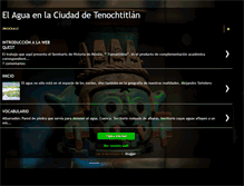 Tablet Screenshot of elaguamexicoprehispanico.blogspot.com