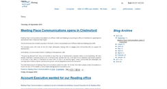 Desktop Screenshot of meetingplacecommunications.blogspot.com