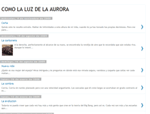 Tablet Screenshot of comolaluzdelaaurora.blogspot.com