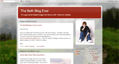 Desktop Screenshot of bethblogever.blogspot.com