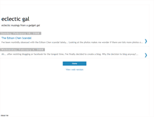 Tablet Screenshot of eclectic-gal.blogspot.com