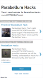 Mobile Screenshot of parabellum-hacks.blogspot.com
