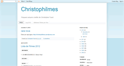 Desktop Screenshot of christophilmes.blogspot.com