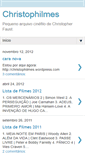Mobile Screenshot of christophilmes.blogspot.com