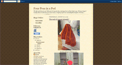 Desktop Screenshot of fourpeasinapod-sarah.blogspot.com