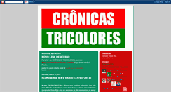 Desktop Screenshot of cronicasdoflu.blogspot.com