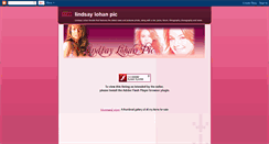 Desktop Screenshot of lindsaylohan-pics.blogspot.com