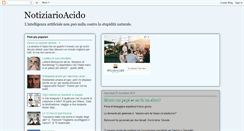 Desktop Screenshot of notiziarioacido.blogspot.com