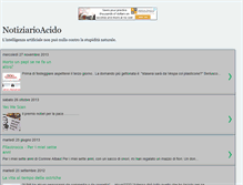 Tablet Screenshot of notiziarioacido.blogspot.com