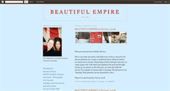 Desktop Screenshot of beautifulempire.blogspot.com