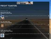 Tablet Screenshot of freightteamsters.blogspot.com