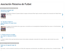 Tablet Screenshot of futboldepotosi.blogspot.com