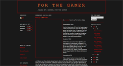 Desktop Screenshot of forthegamer.blogspot.com