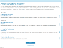 Tablet Screenshot of americagettinghealthy.blogspot.com