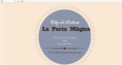 Desktop Screenshot of laportamagica.blogspot.com
